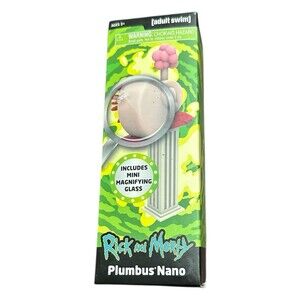 Rick And Morty Plumbus Nano Figure With Mini Magnifying Glass Damaged Box New